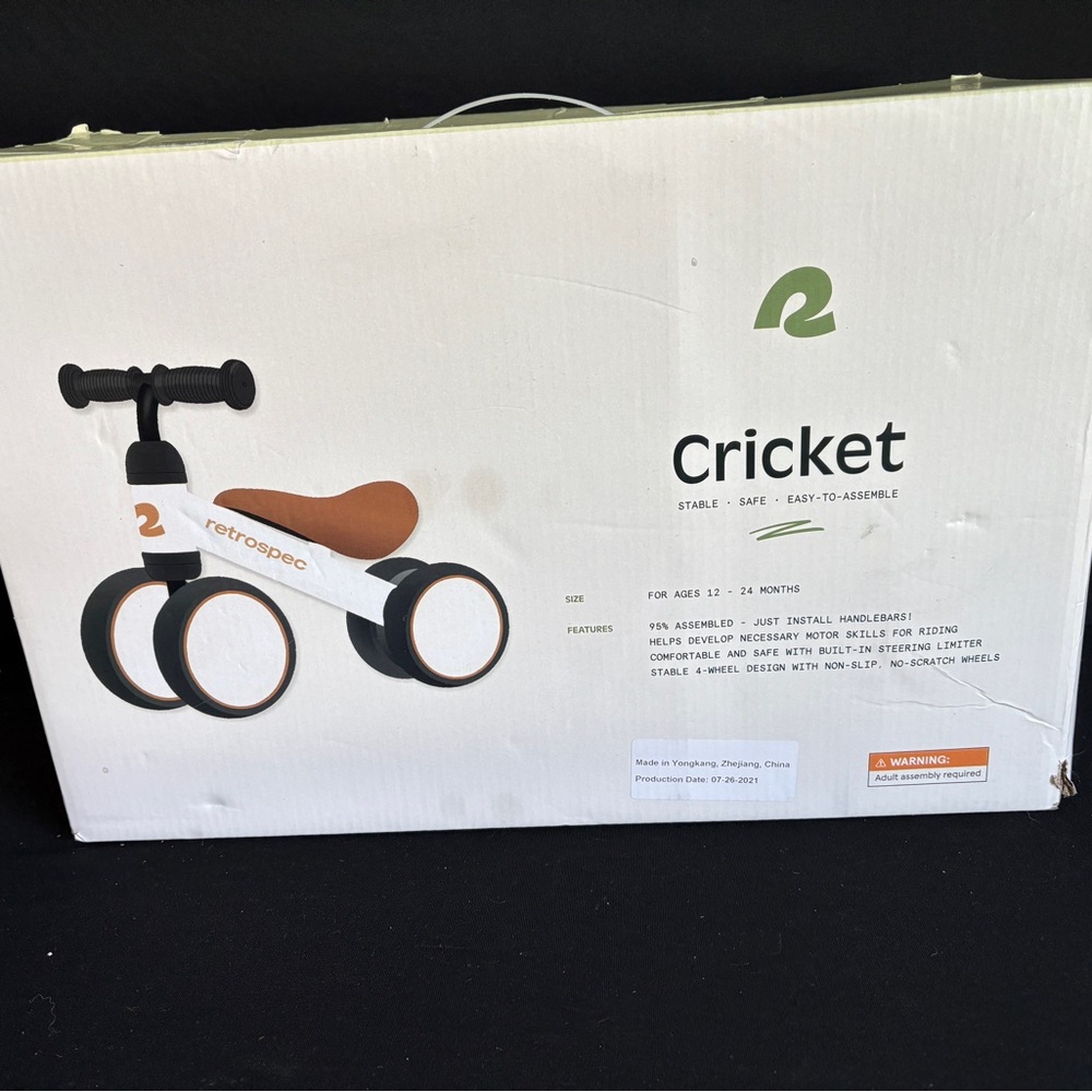 Cricket Mini Balance Bike NEW